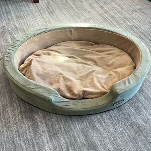 Heated electric dog bed